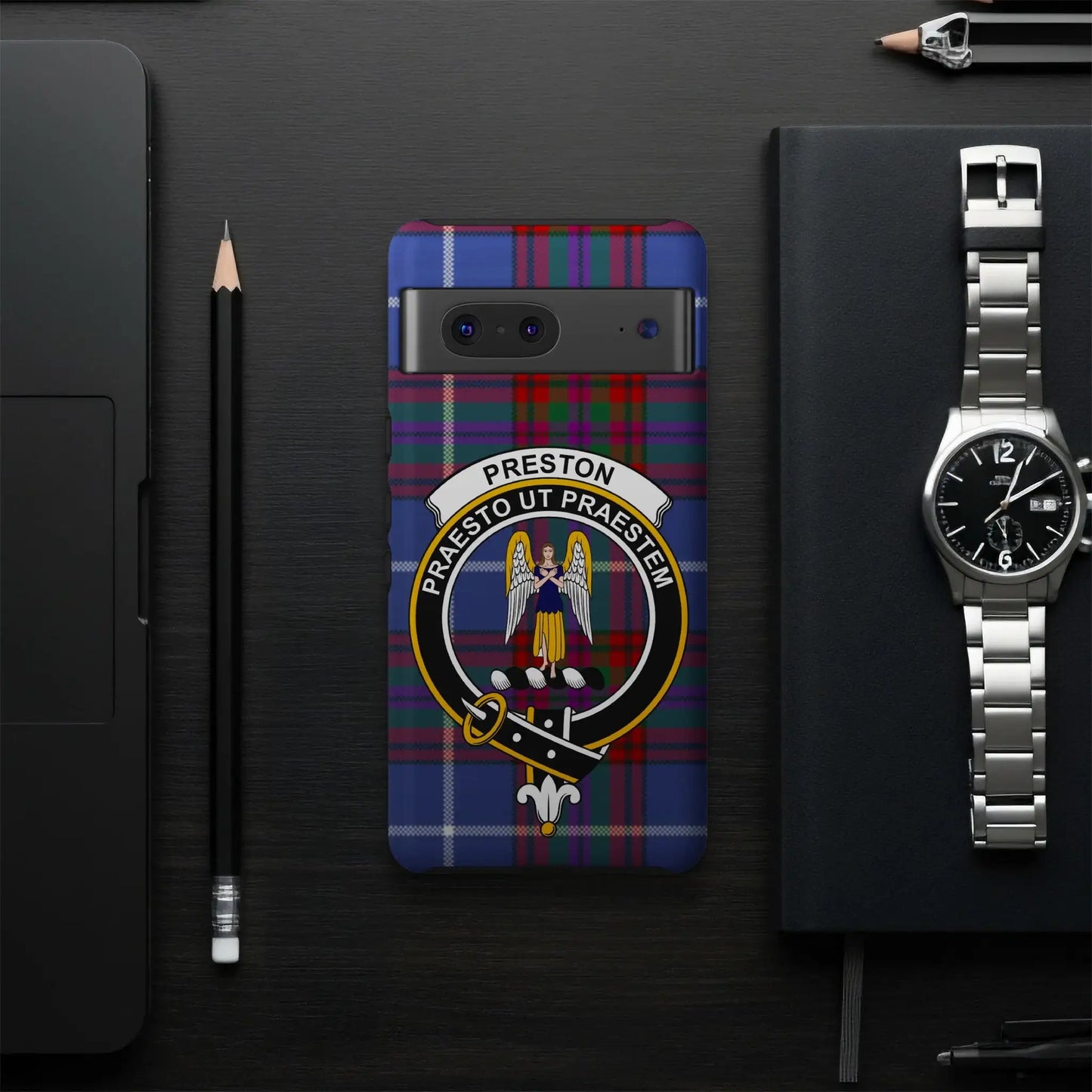 Preston Clan Crest Tartan Phone Case