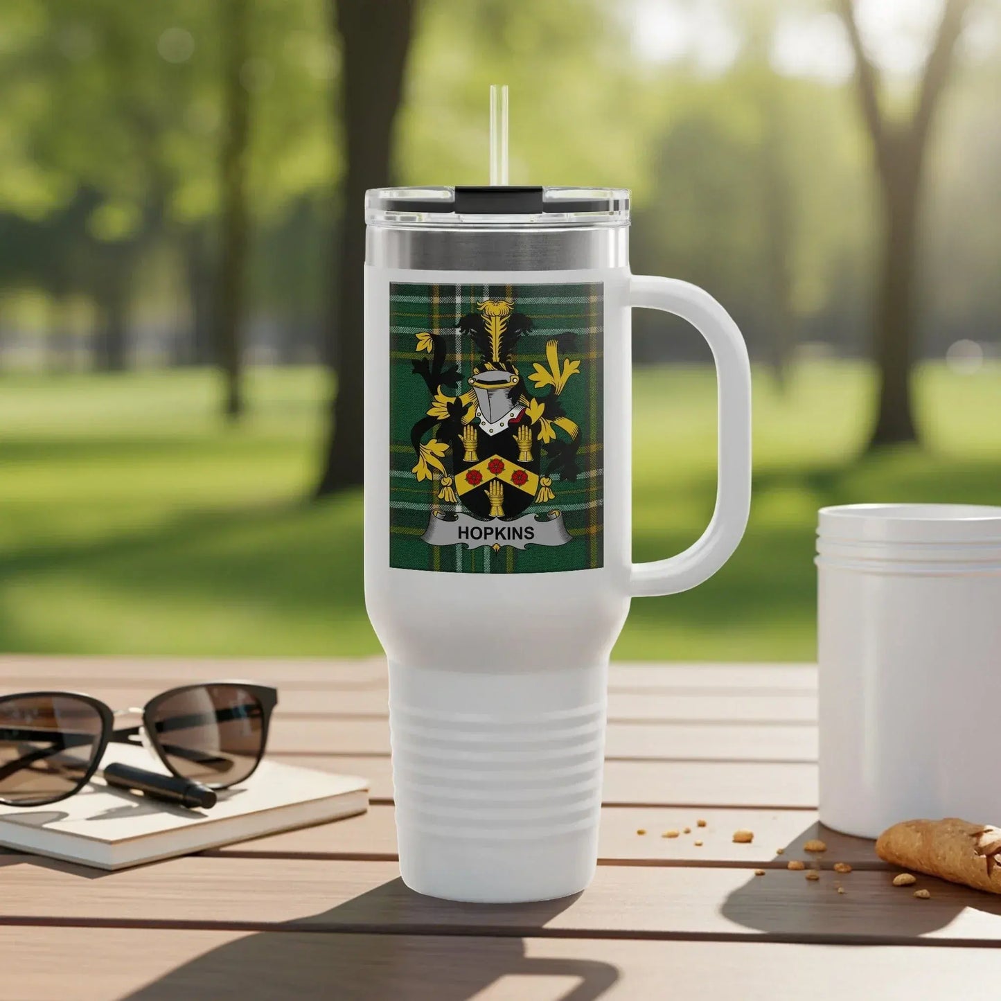 Personalized Family Crest Design Travel Mug product
