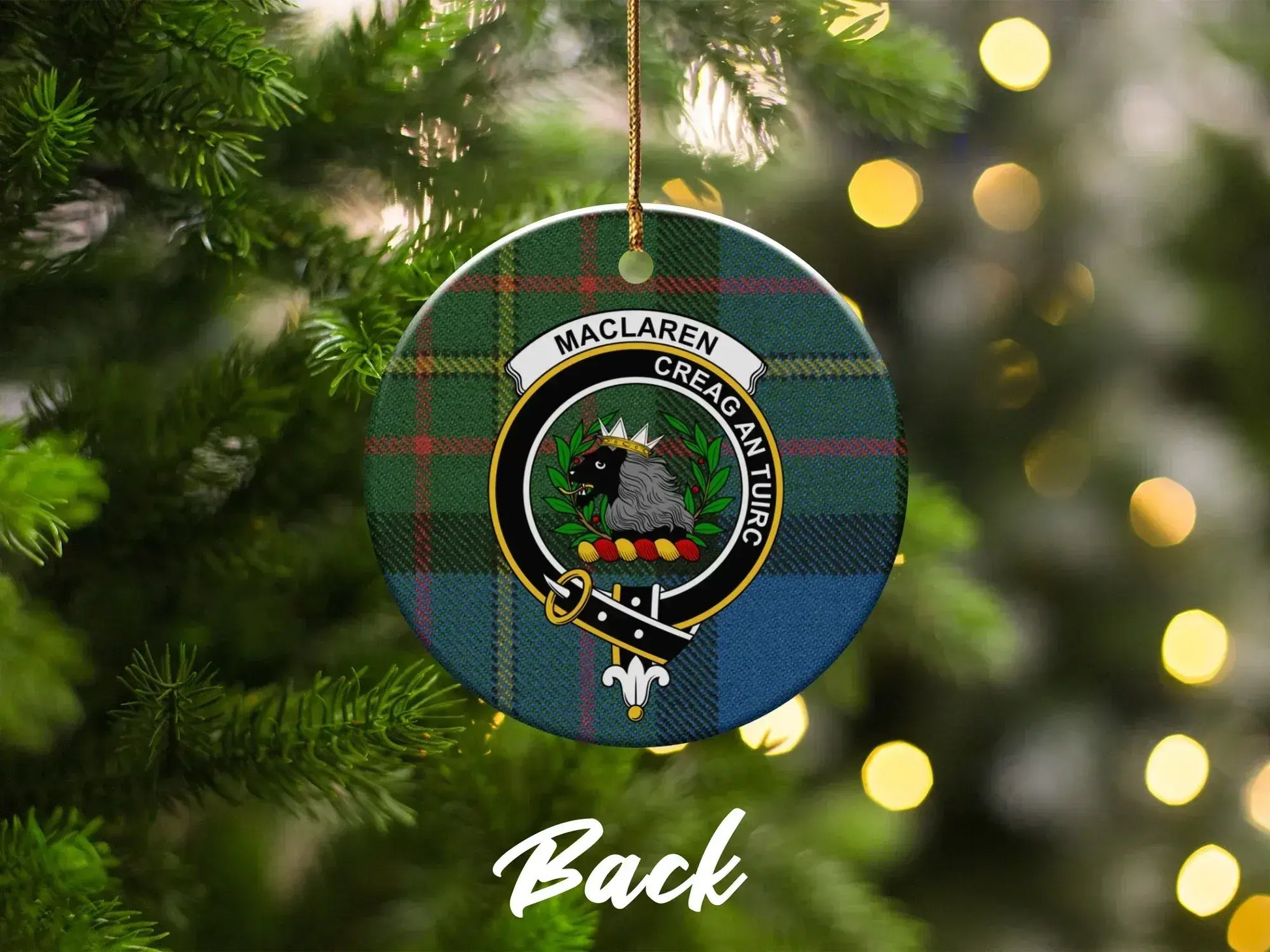 MacLaren Creag An Tuirc Scottish Clan Ornament product type