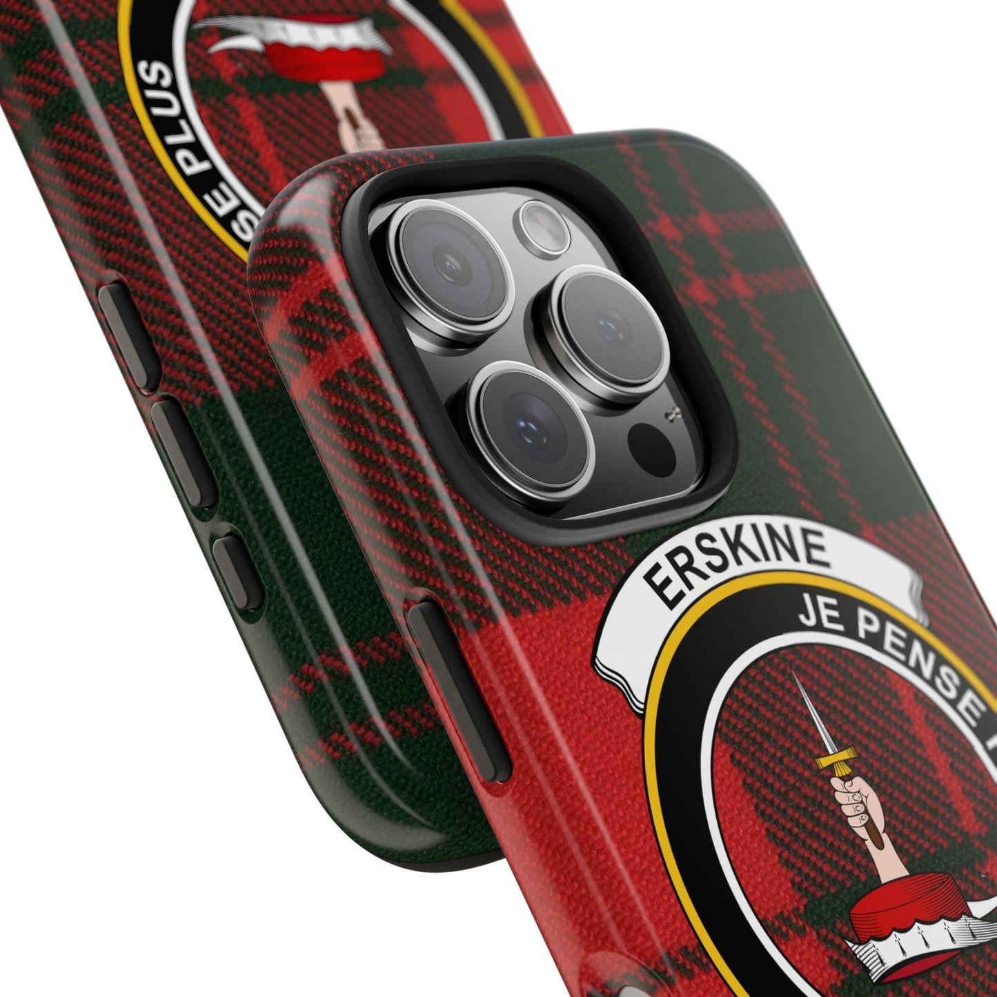 Erskine Clan Scottish Tartan Cell Phone Case