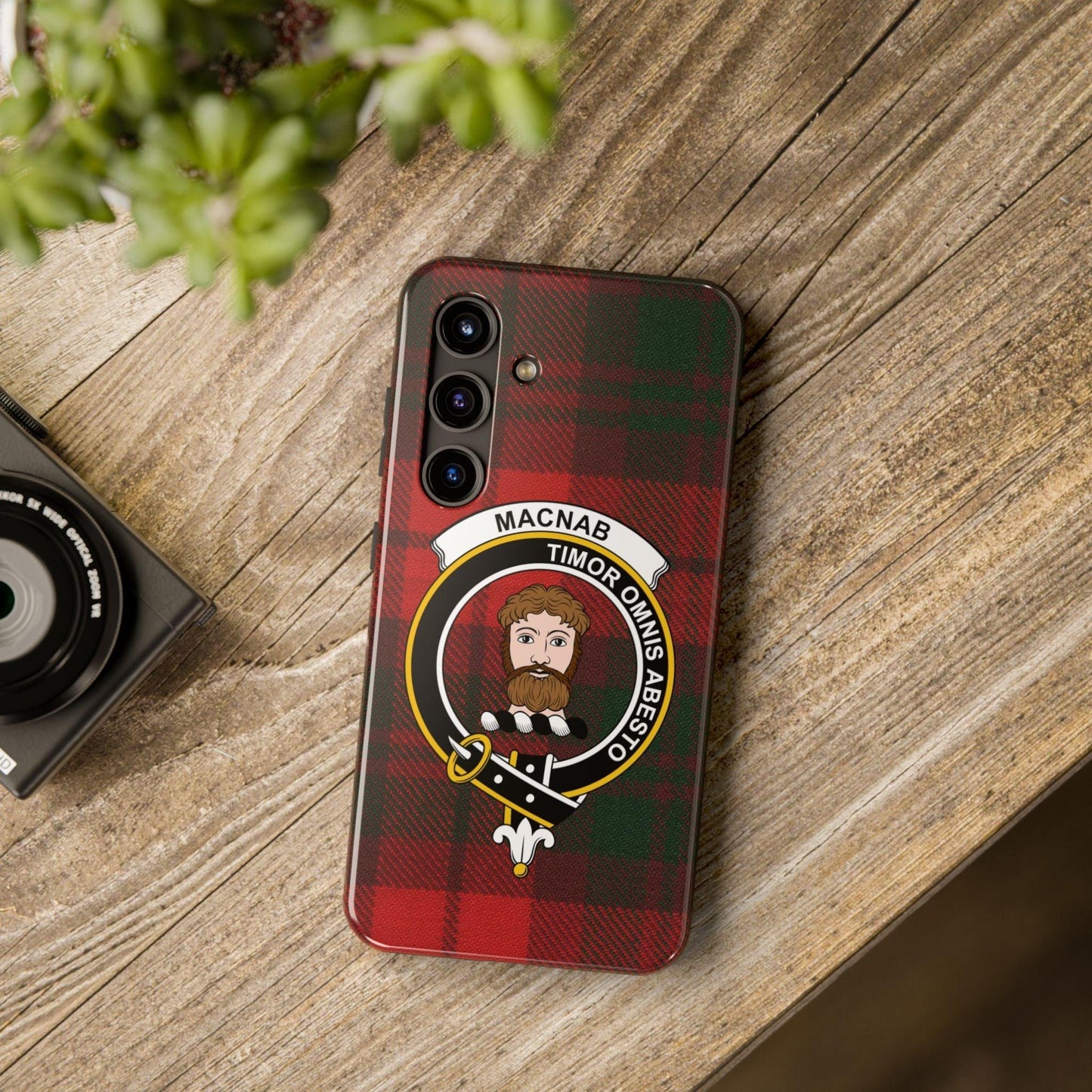Macnab Clan Tartan Design Cell Phone Case - Celtic Ancestry Gifts