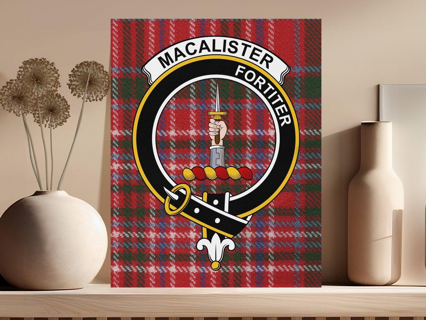 Macalister Fortiter Sword Emblem Poster product