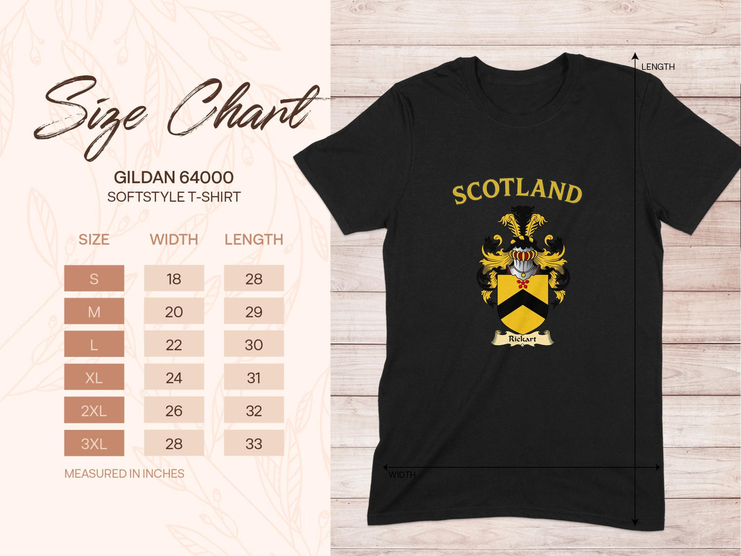 Scotland Family Crest T-shirt Softstyle Product