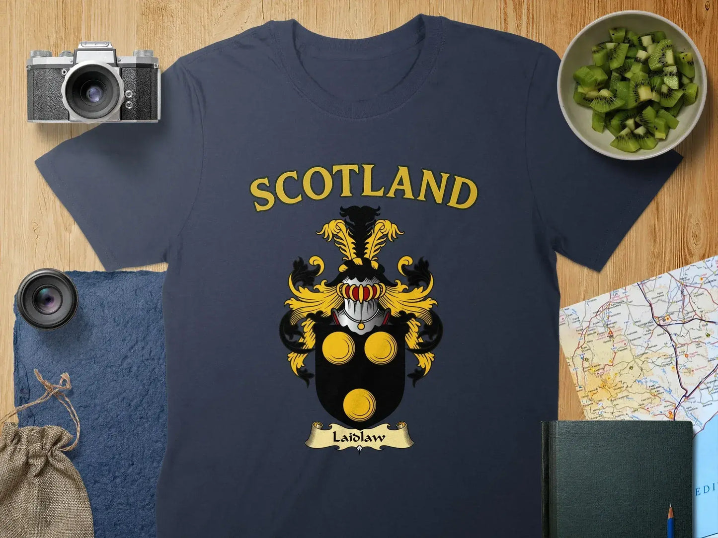 Scotland Laidlaw Family Crest Design T-shirt product type
