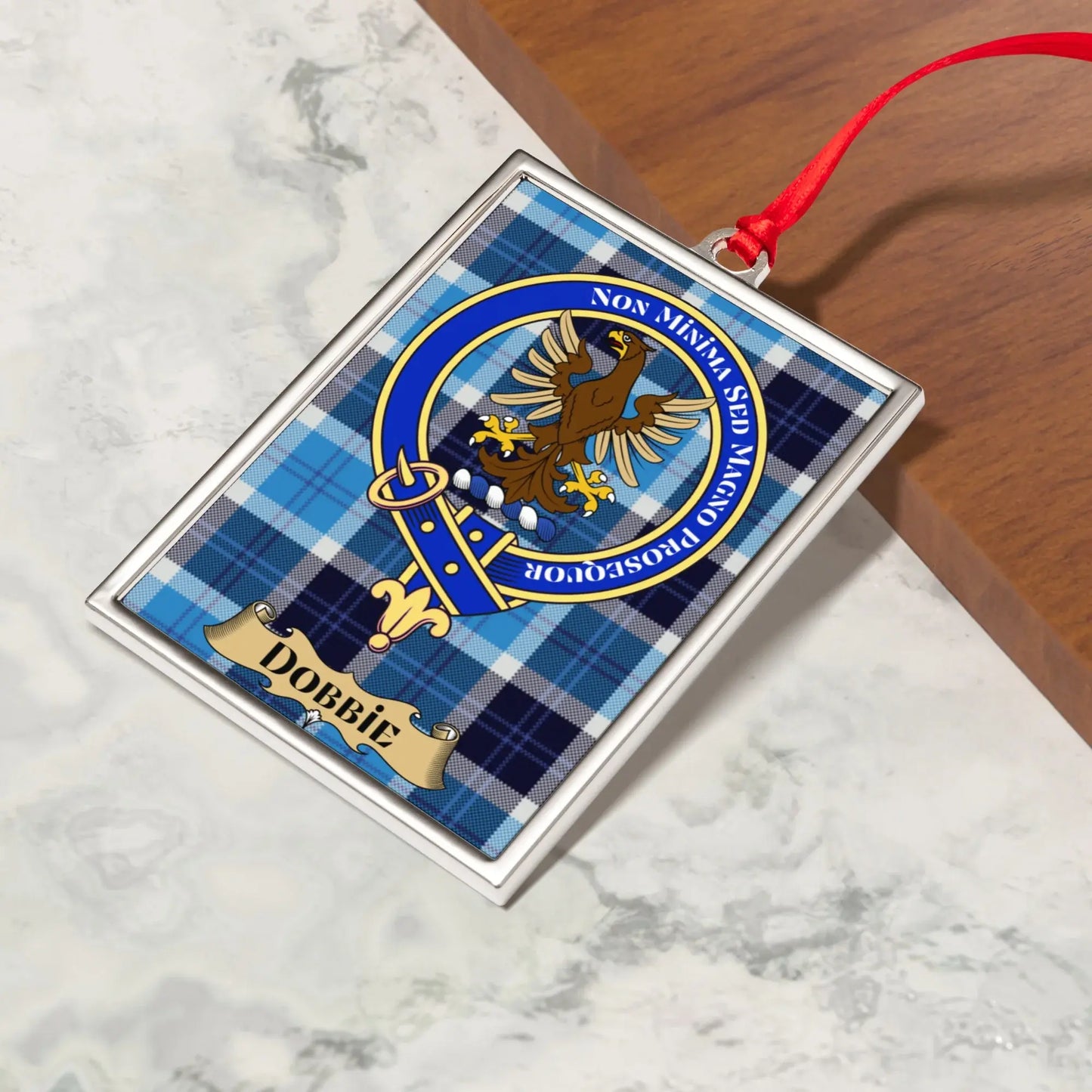 Non Minervam Sed Moxon Doggie Plaid Design product type