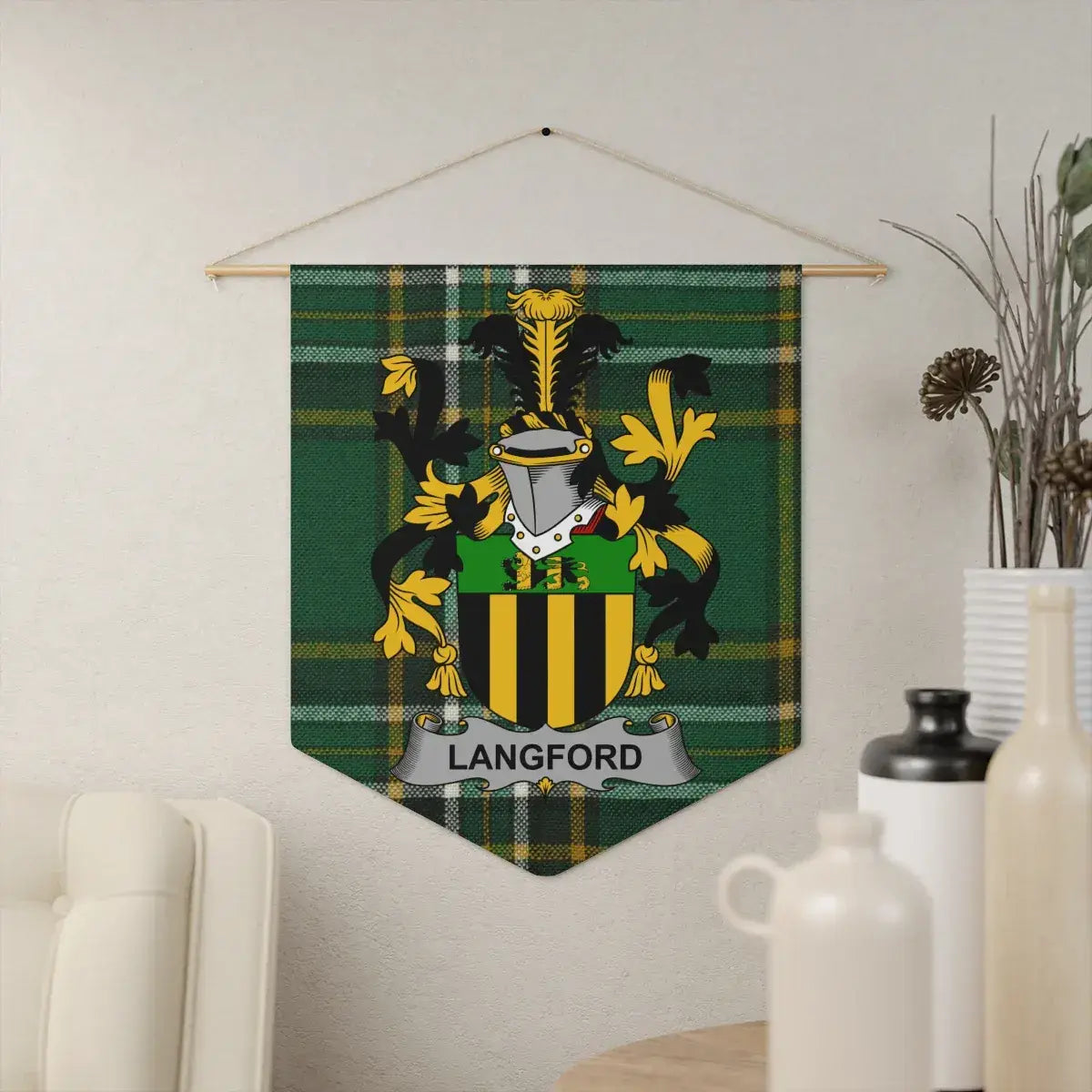 Langford Family Crest Wall Hanging product