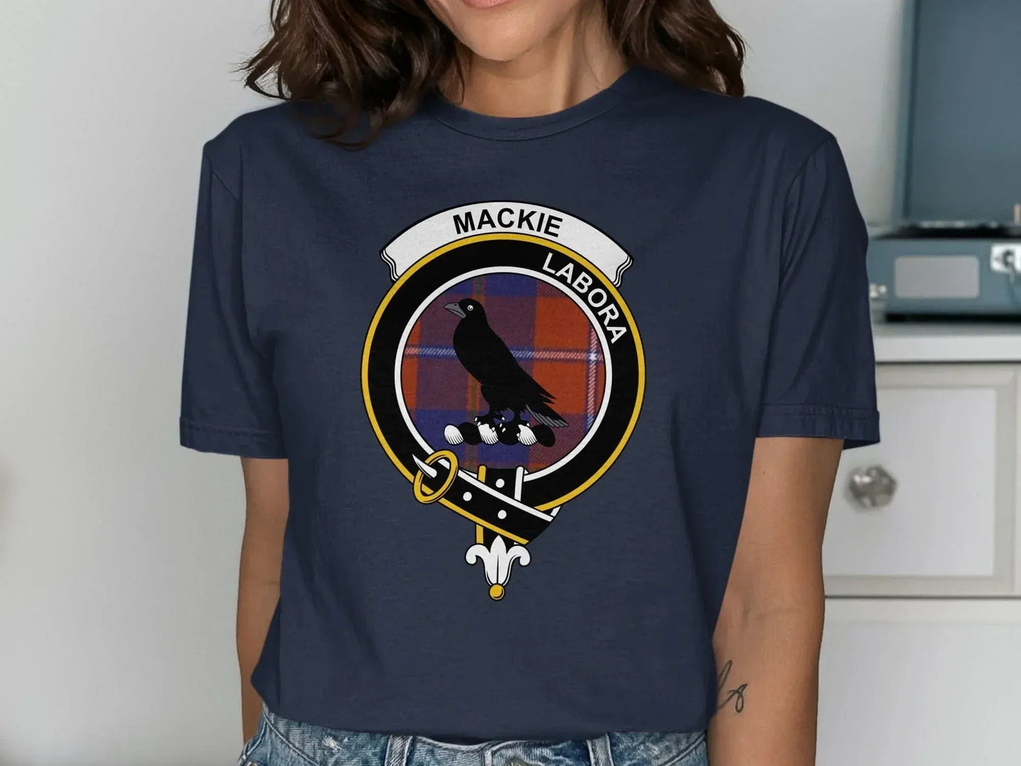 Mackie Labora Black Crow Emblem Graphic T-Shirt product type