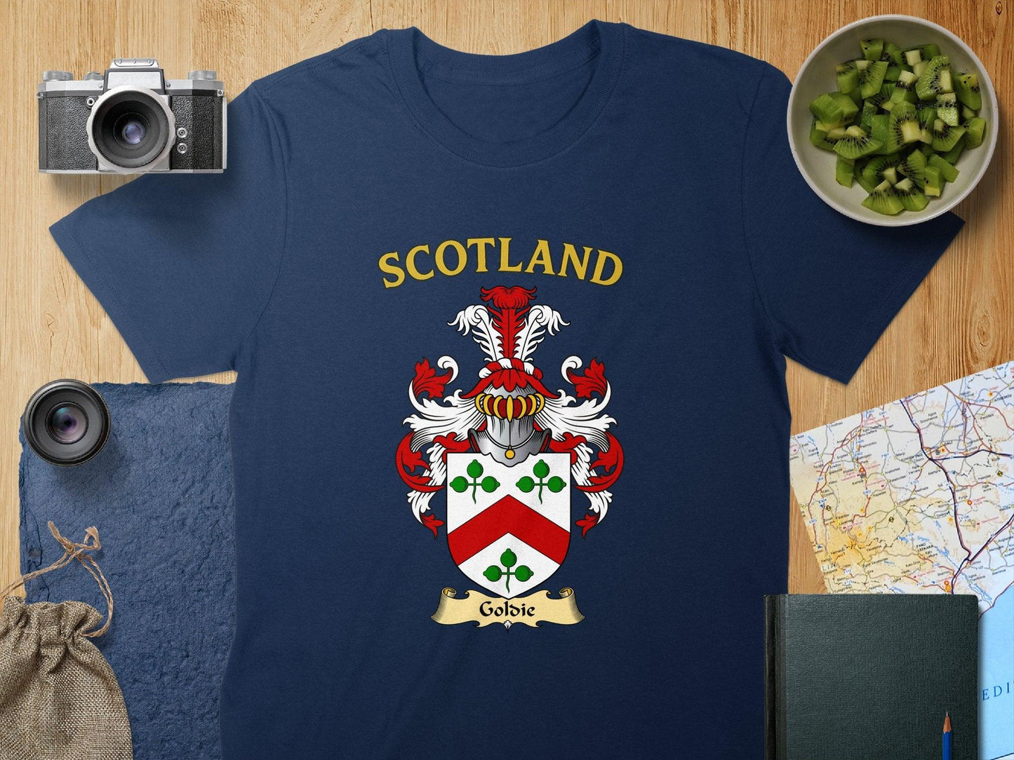 Scotland Family Crest with Name Golbic T-shirt product
