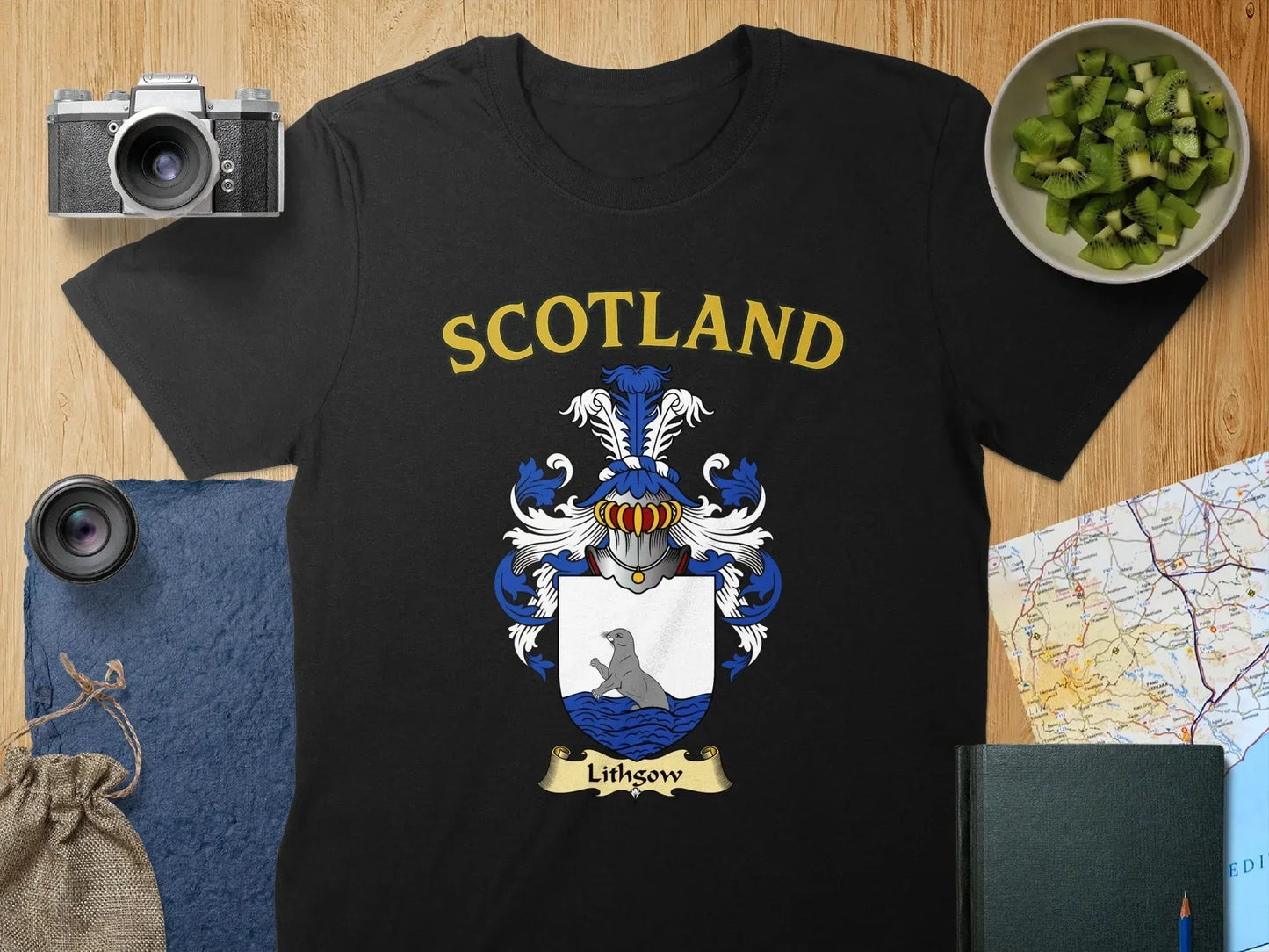 Scotland Lithgow Heritage Family Crest T-shirt product