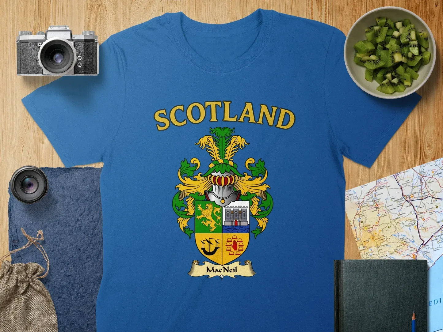 Scotland MacNeil Coat of Arms Graphic T-Shirt product