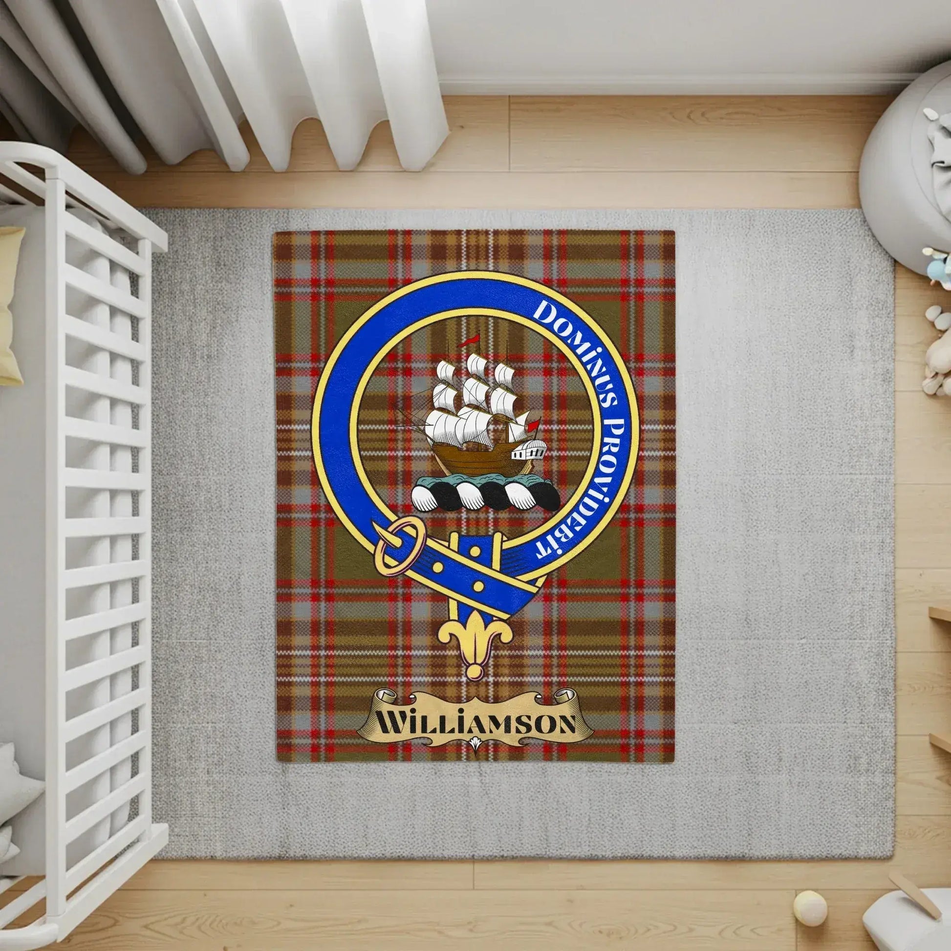 Clan Williamson Crest Emblem Rug product type