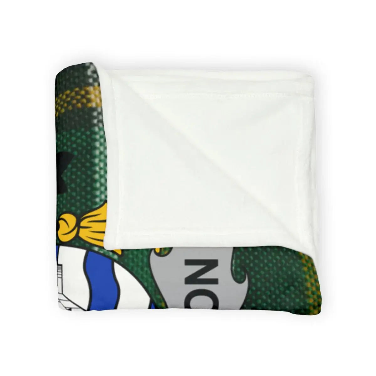 Cozy Green Blanket with Intricate Pattern Print product