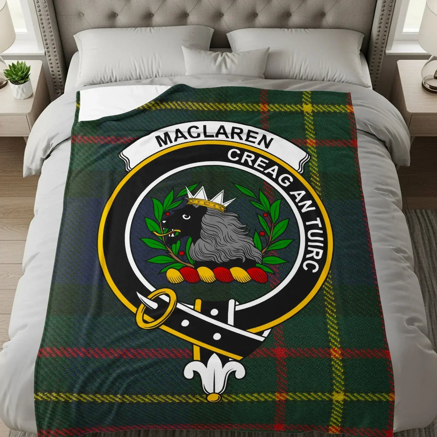 MacLaren Creag An Tuirc Tartan Blanket product