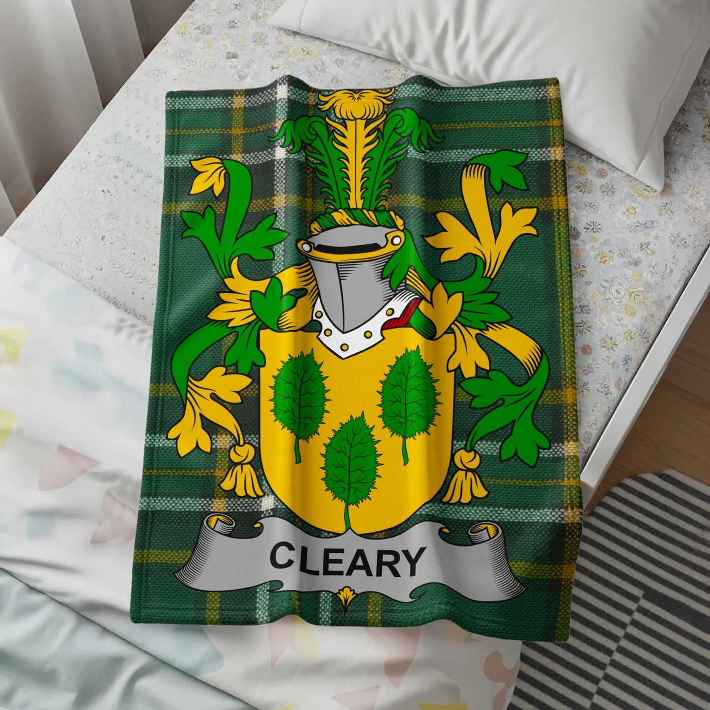 Cleary Family Crest Patterned Blanket product