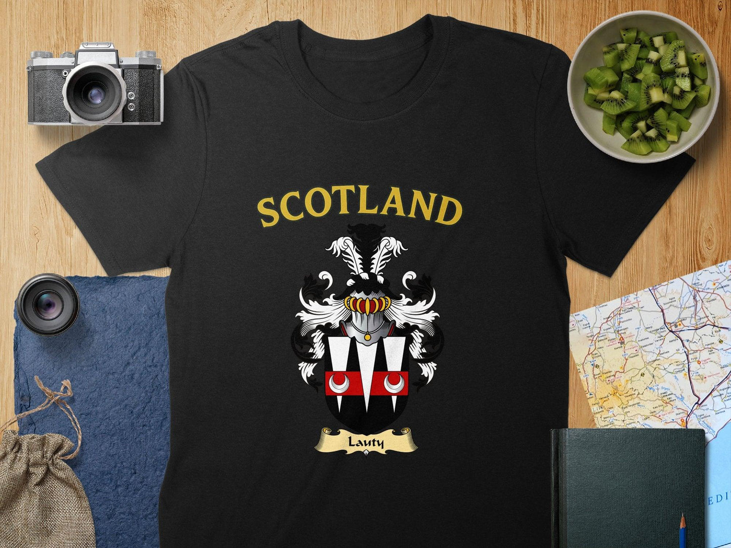 Scotland Family Crest Graphic T-Shirt Clothing Product