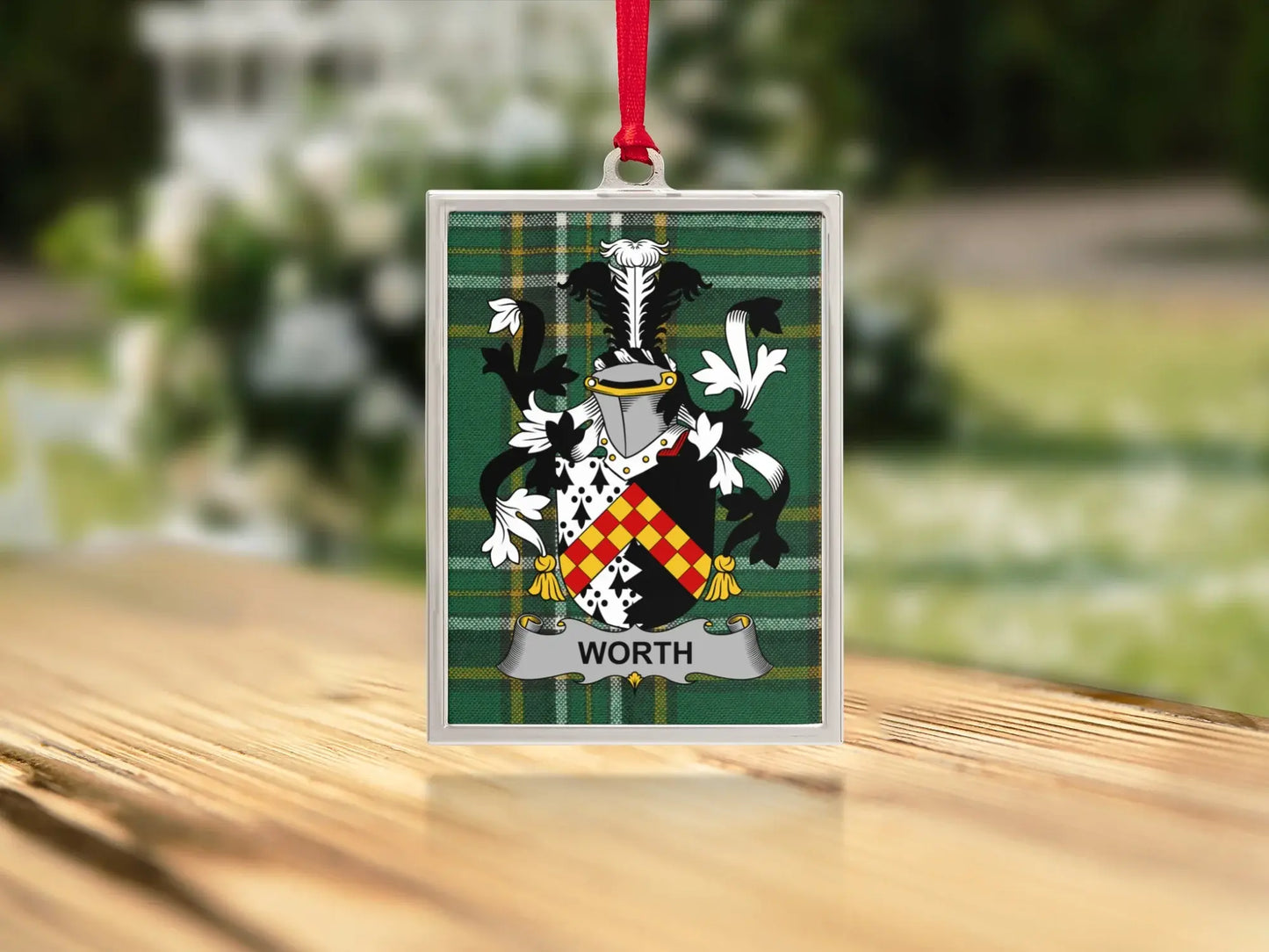 Worth Family Crest Hanging Decoration product