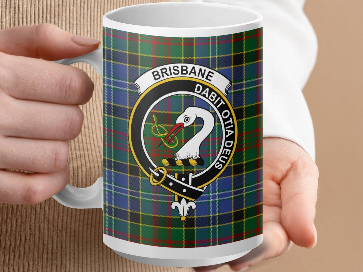 Brisbane Dabit Ota Deus Plaid Pattern Mug product