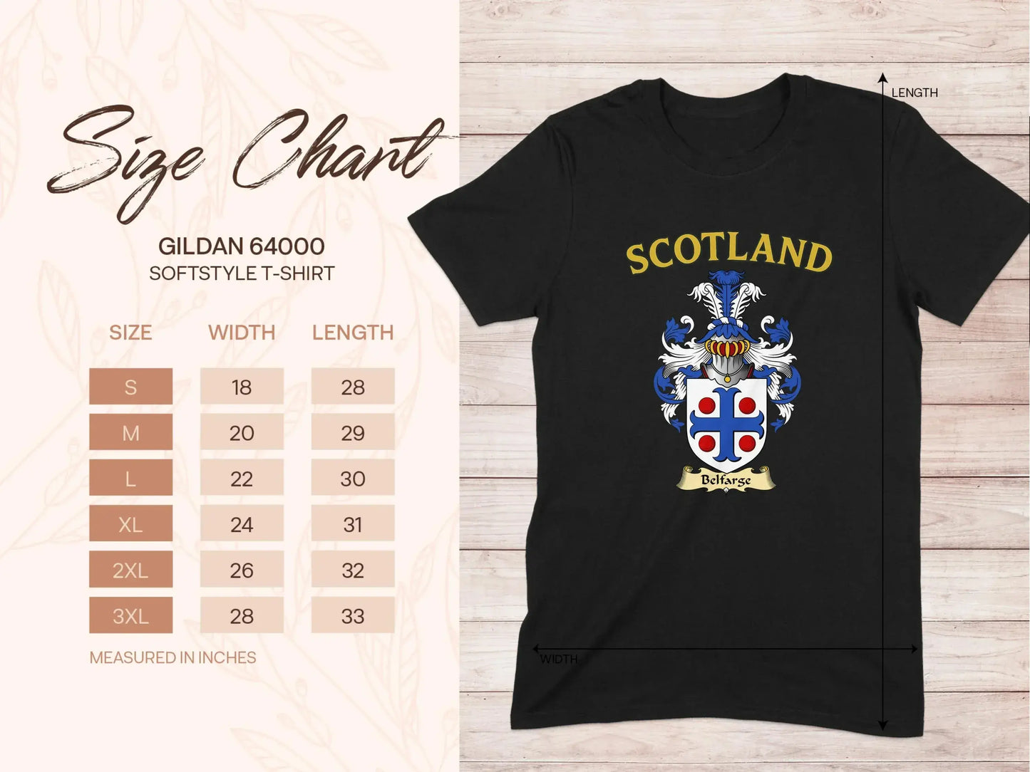 Scotland Emblem Shield Design Black T-shirt product