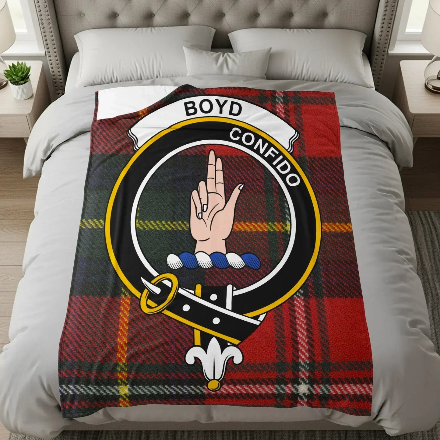 Boyd Confido Crest Blanket for Cozy Home Bedding product type