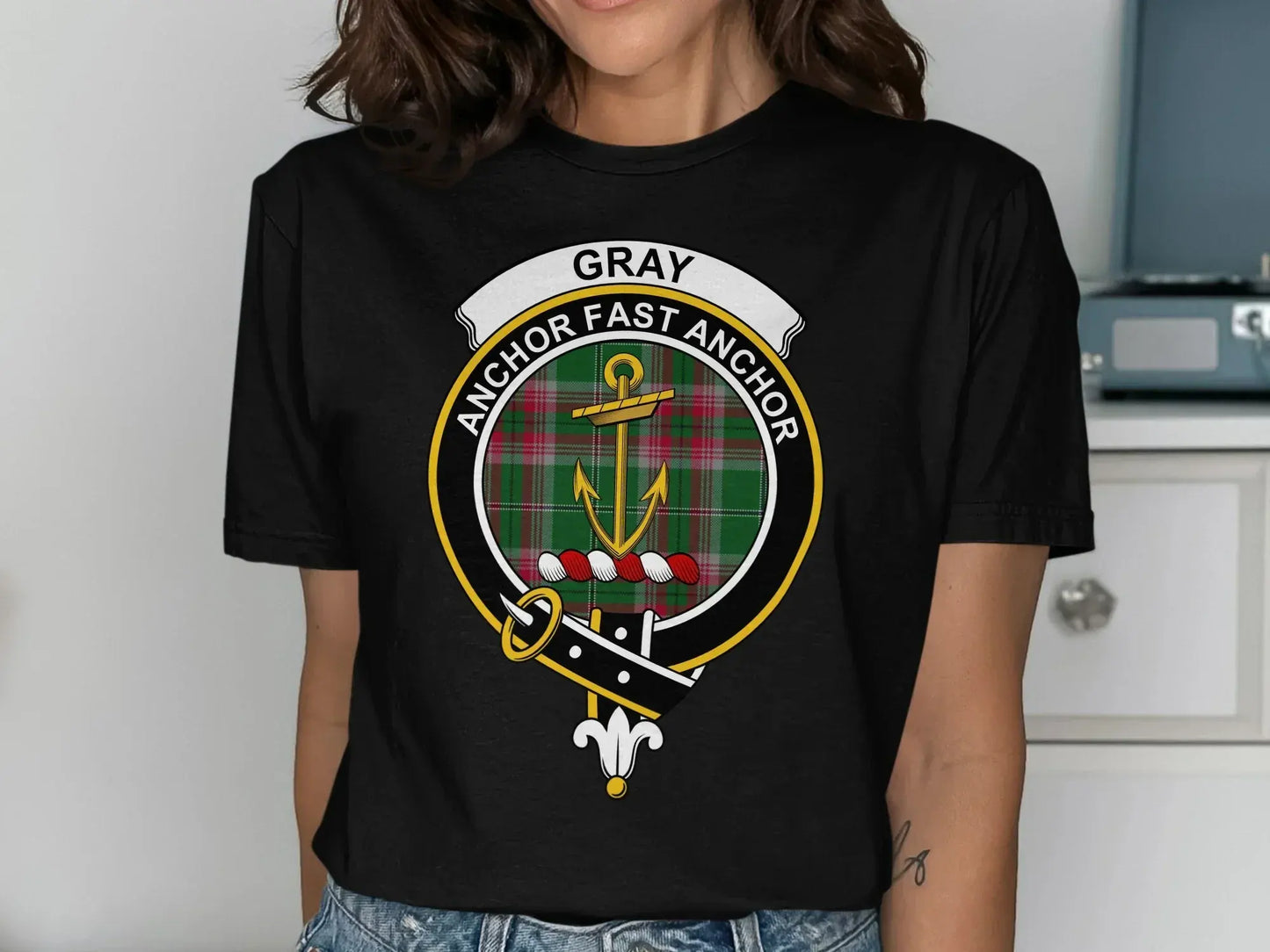 Gray Anchor Fast Anchor T-shirt product type