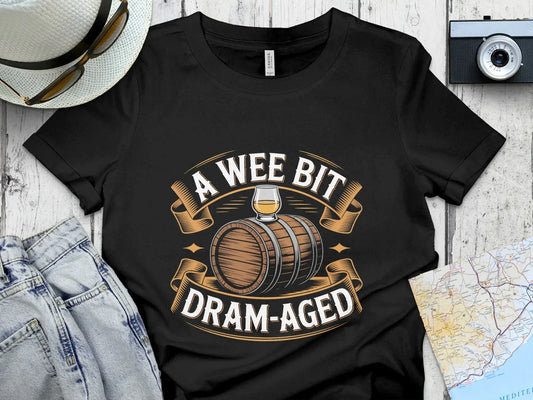 A Wee Bit Dram-Aged Barrel Graphic T-shirt Product