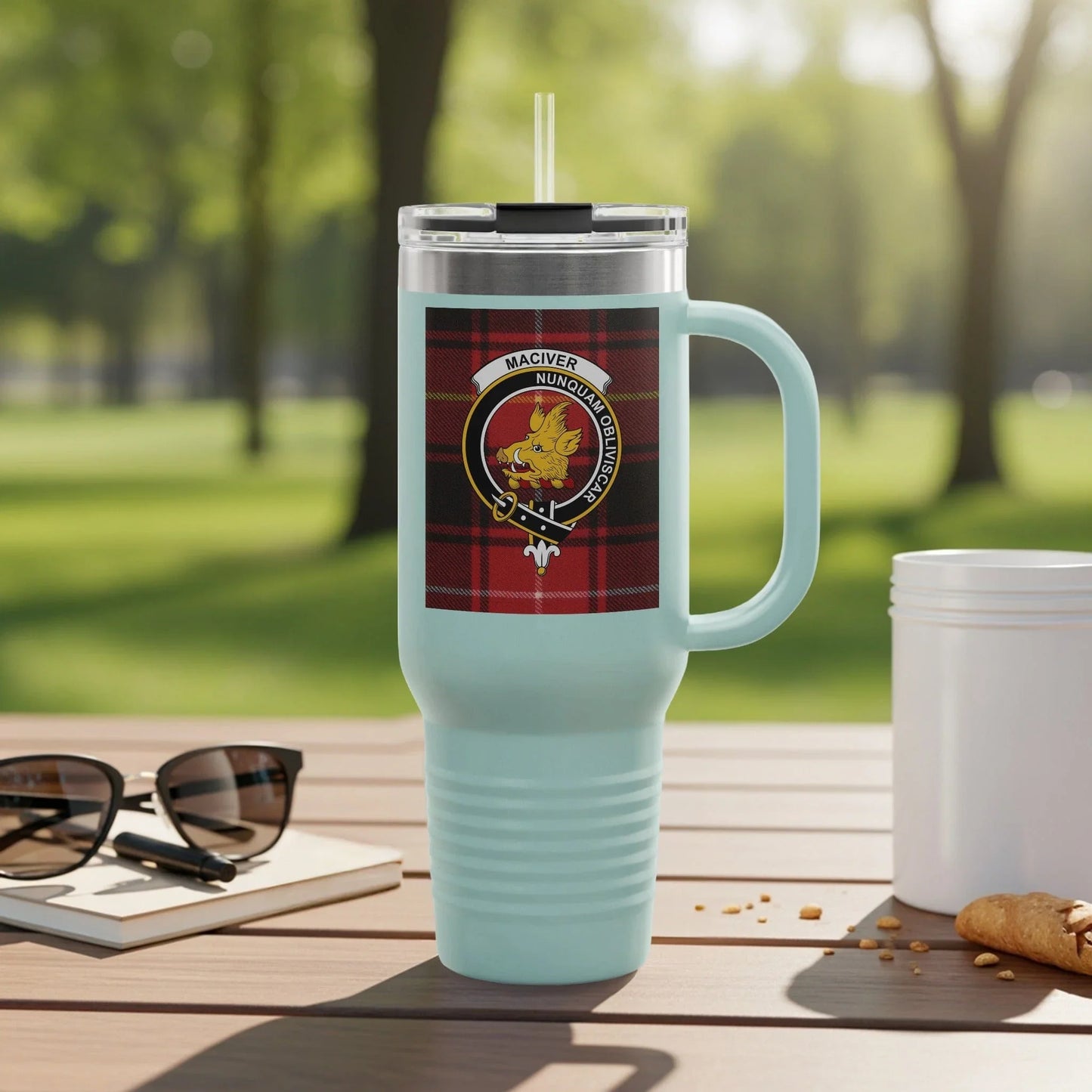 Plaid Crest Tartan MacIver Insulated Beverage Holder product