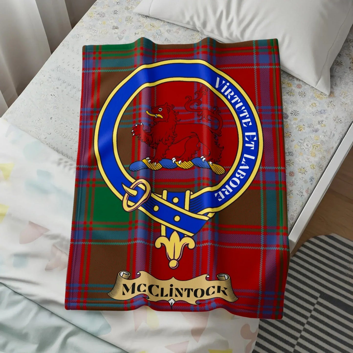 McLintock Tartan Pattern Blanket Home Decor product