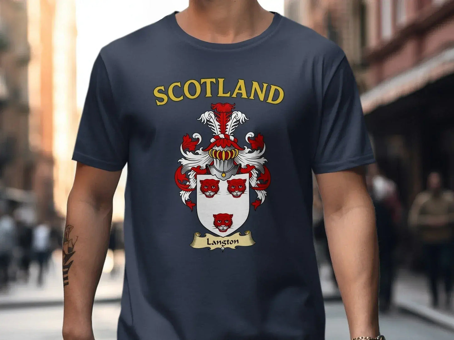 Scotland Langston Family Crest T-shirt product