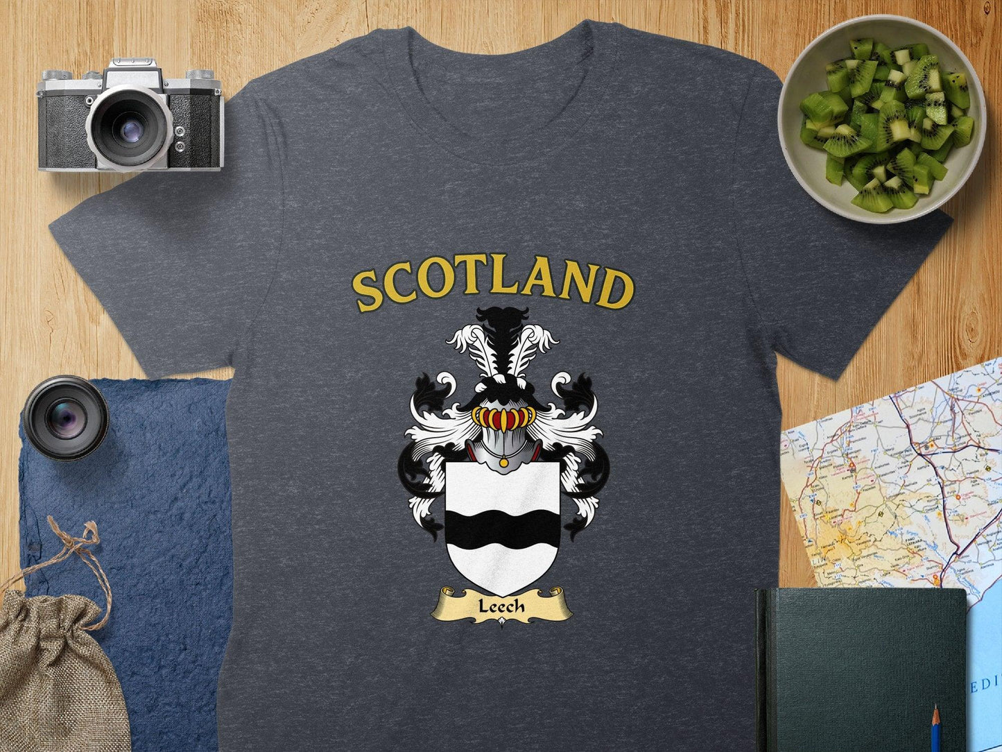 Scotland Family Crest Leech Heritage T-Shirt product type
