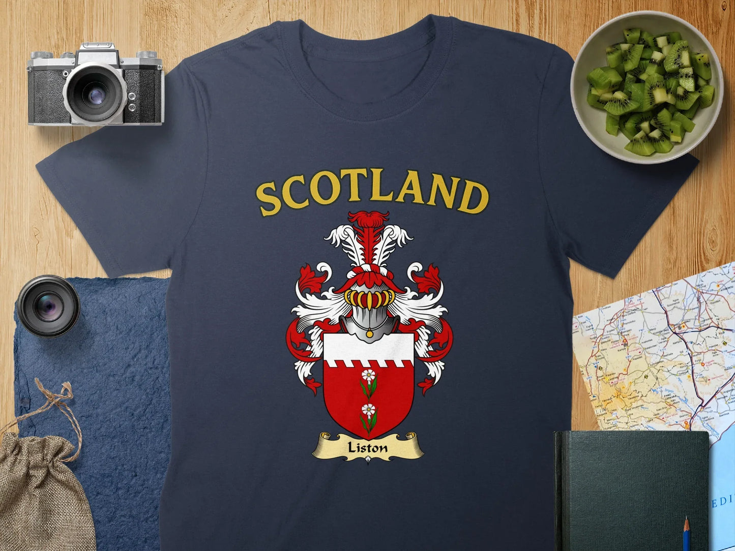 Scotland Liston Family Crest Graphic T-shirt product type