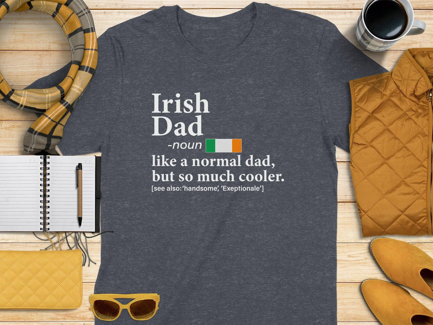 Irish Dad So Much Cooler Definition Graphic t-shirt - Celtic Ancestry Gifts