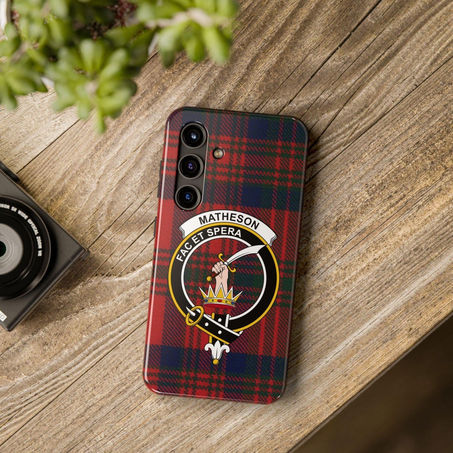 Matheson Clan Scottish Tartan Cell Phone Case - Celtic Ancestry Gifts