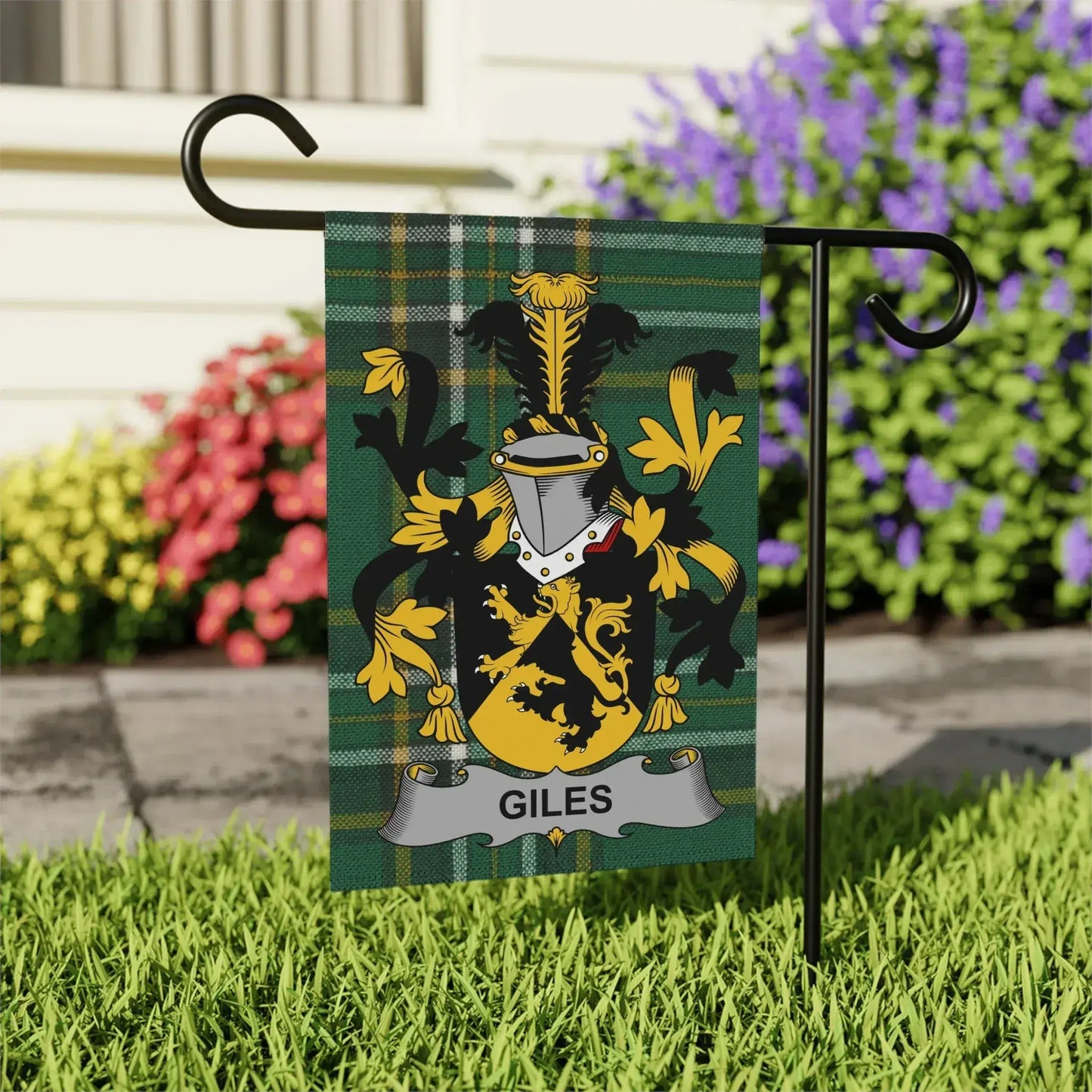 Custom Family Crest Personalized Garden Flag product