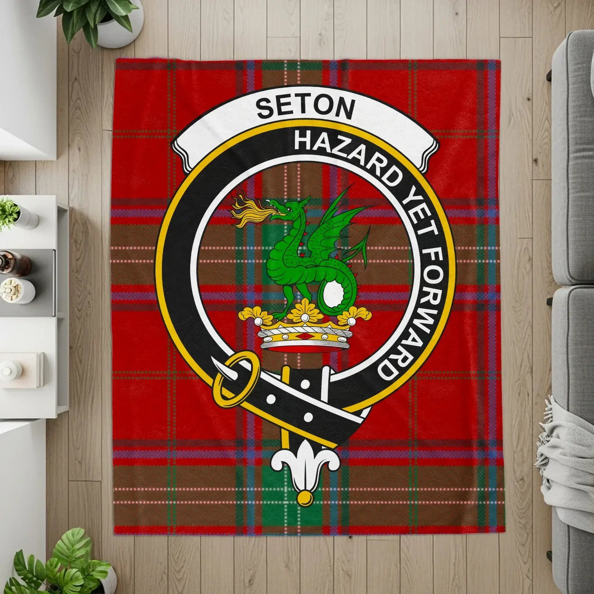 Seton Hazard Yet Forward Designed Cozy Blanket product