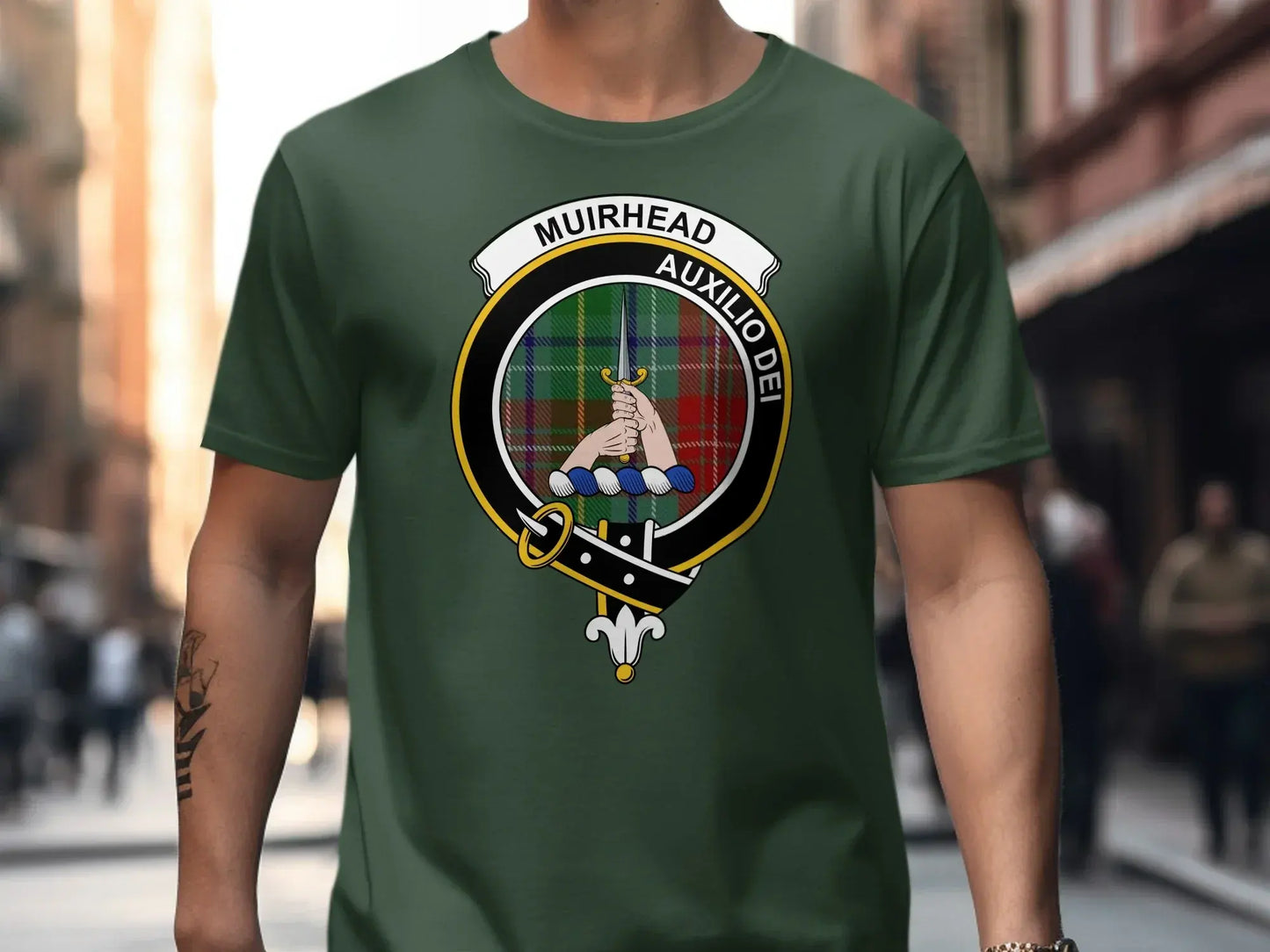 Muirhead Auxilio Dei Crest Emblem T-shirt product