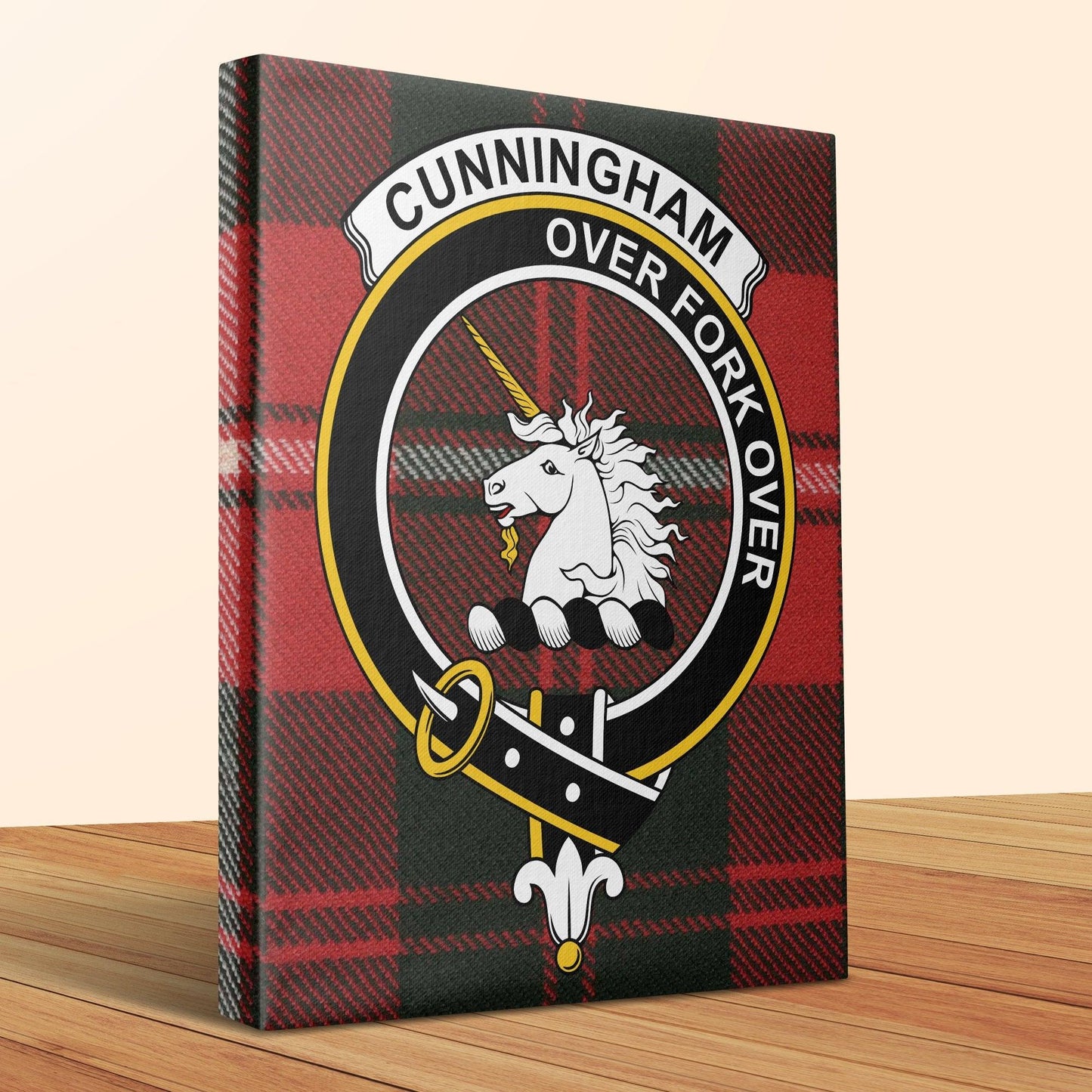 Cunningham Tartan Plaid Custom Personalized Canvas product