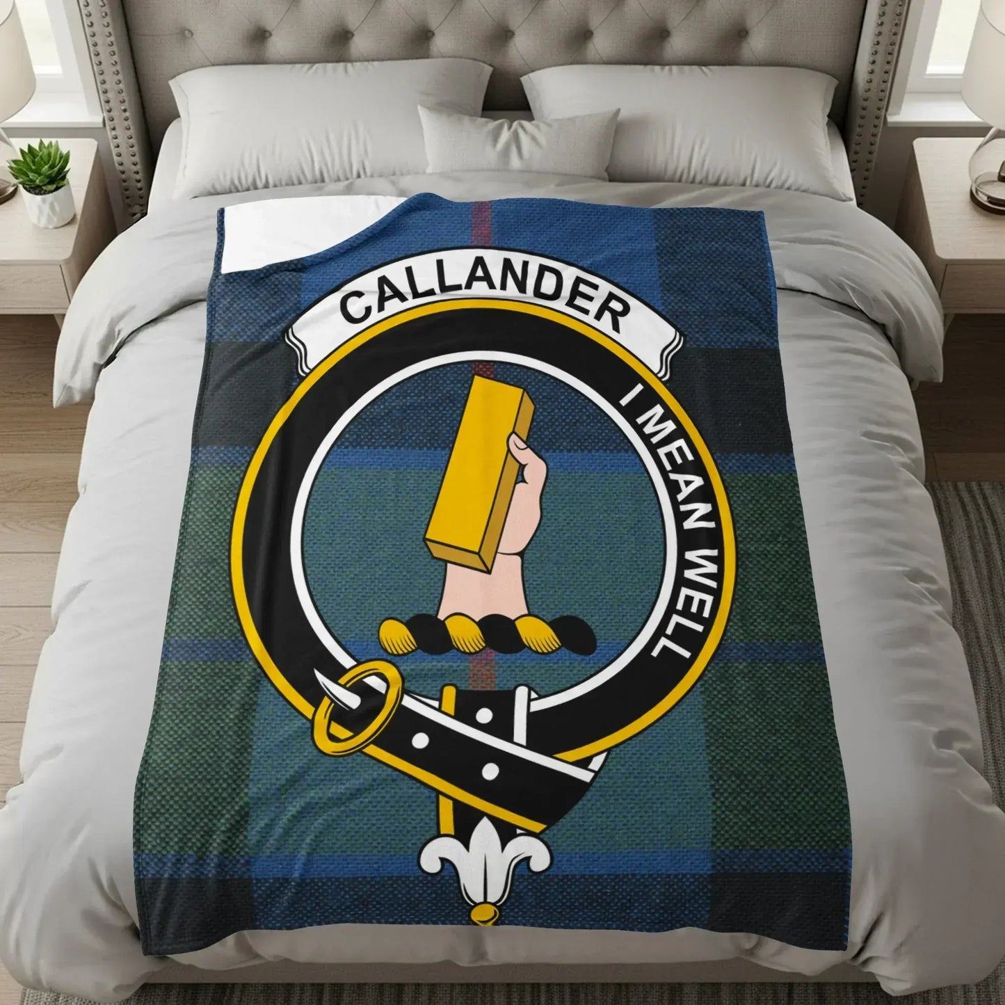CALLANDER I Mean Well Blanket with Crest product
