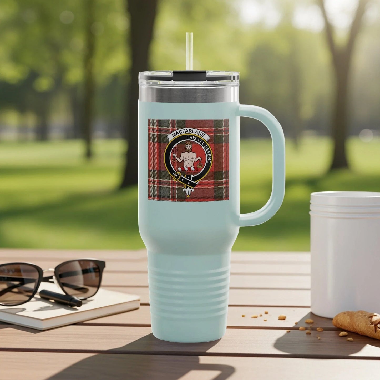 MacFarlane Tartan Shield Travel Mug product