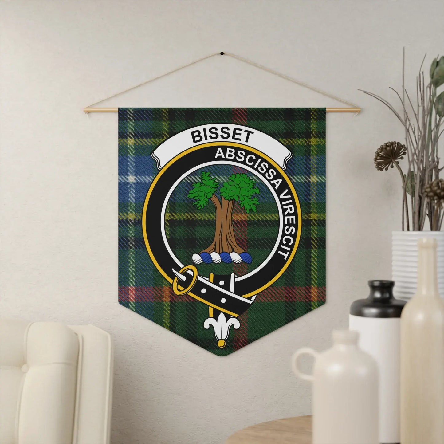 Bisset Abscissa Virescit Personalized Wall Hanging product