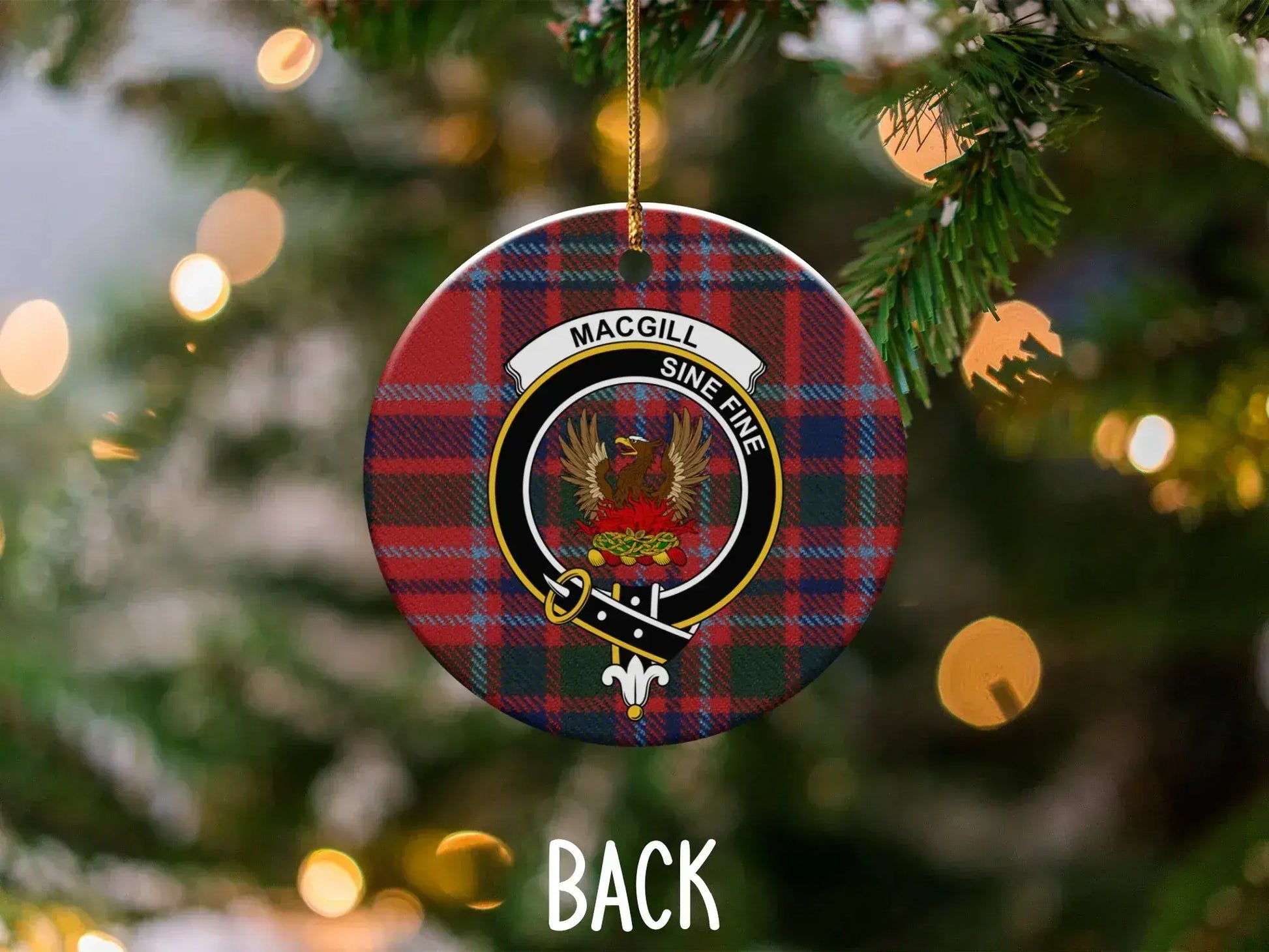 MacGill Sine Fine Scottish Tartan Christmas product type