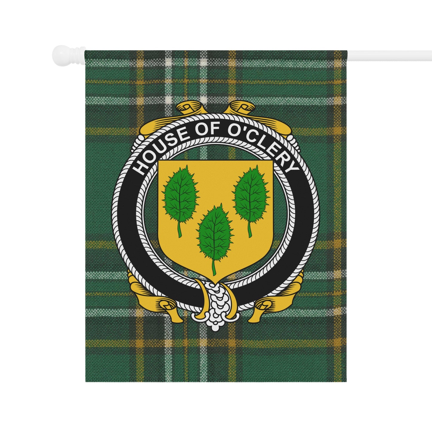 House of O'Clery Tartan Flag Scottish Banner Decor