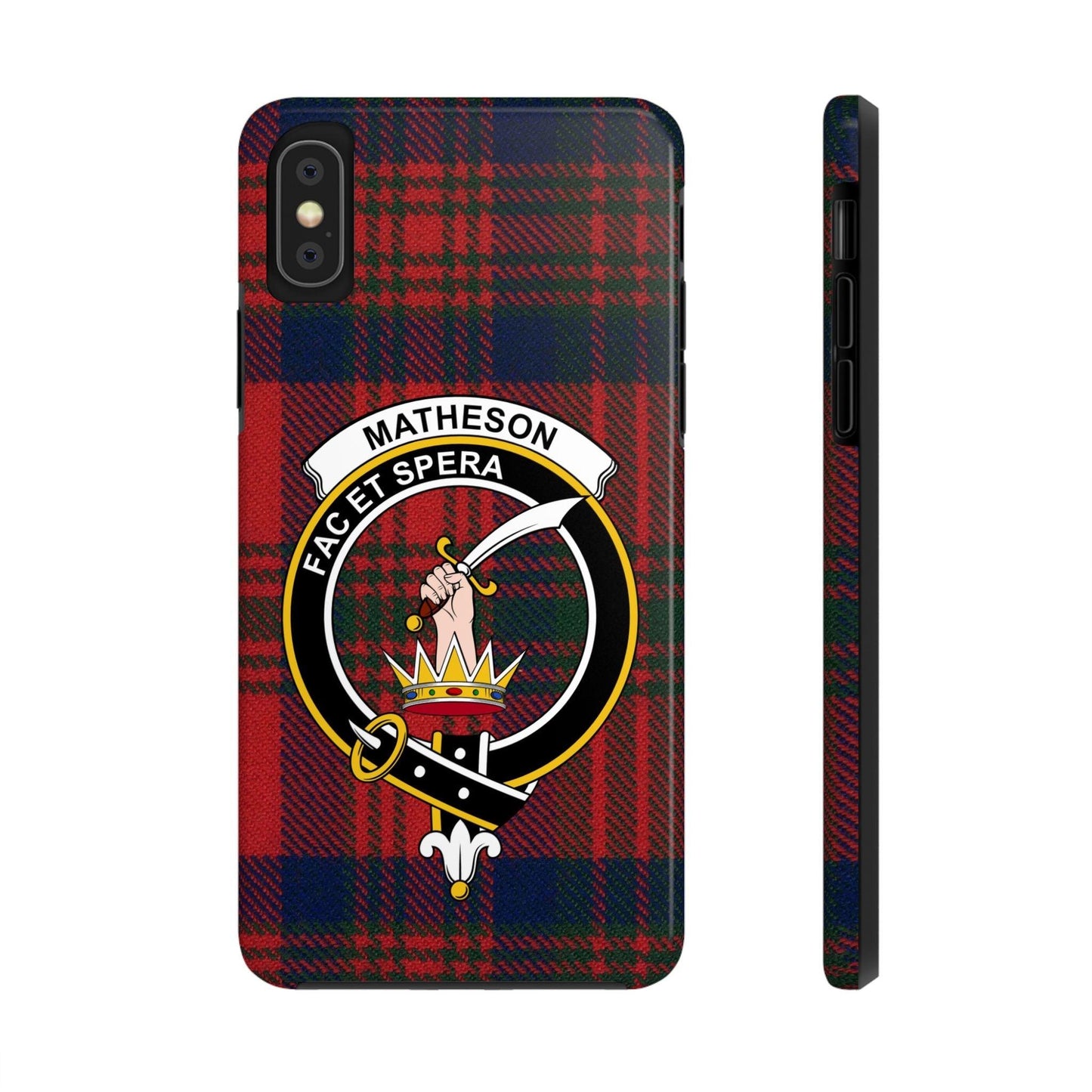 Matheson Clan Scottish Tartan Cell Phone Case - Celtic Ancestry Gifts