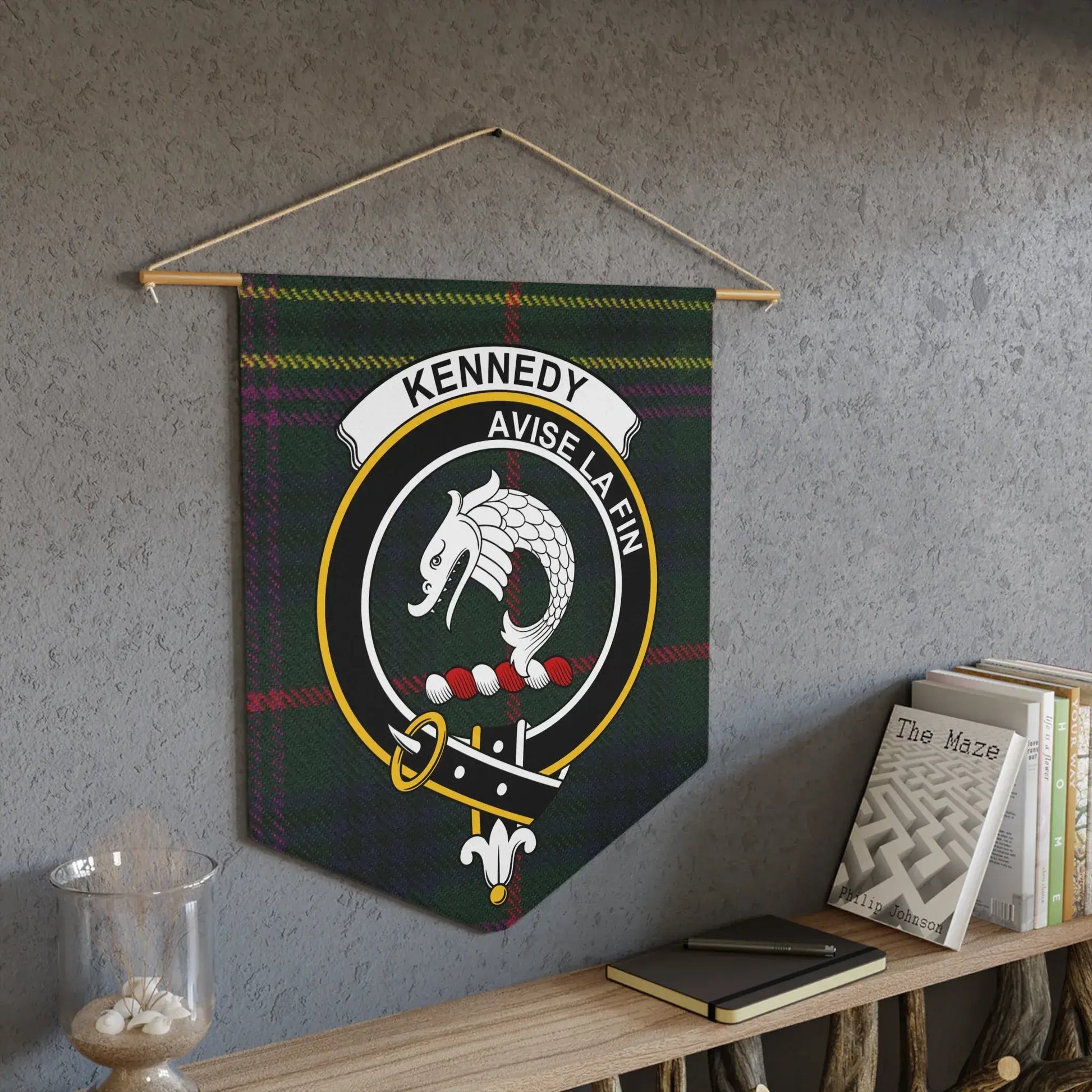 Clan Kennedy Tartan Hanging Wall Banner product type