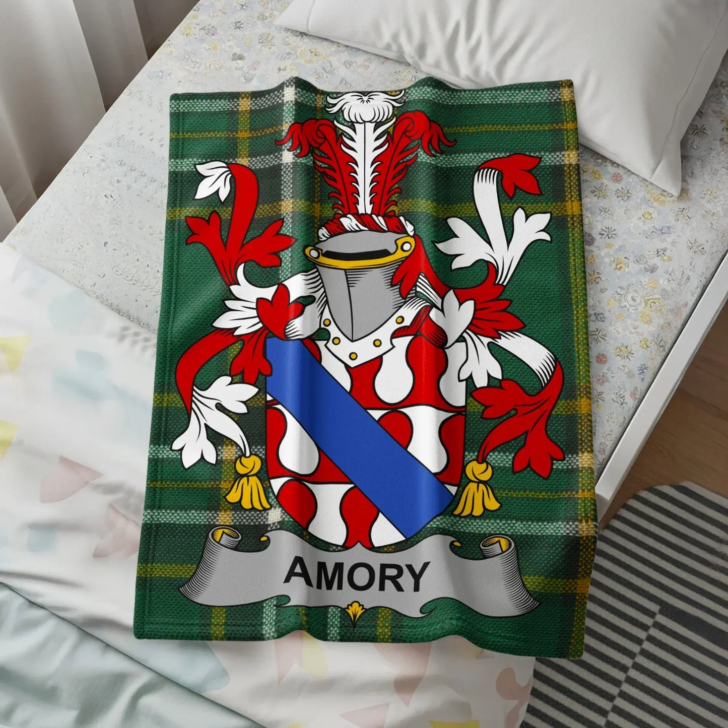 Amory Family Crest Blanket Heritage product