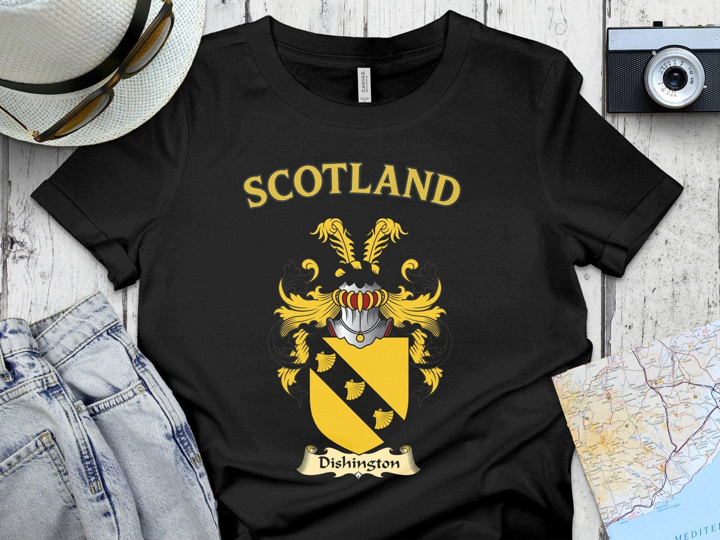 Scotland Dishington Crest Design T-Shirt product