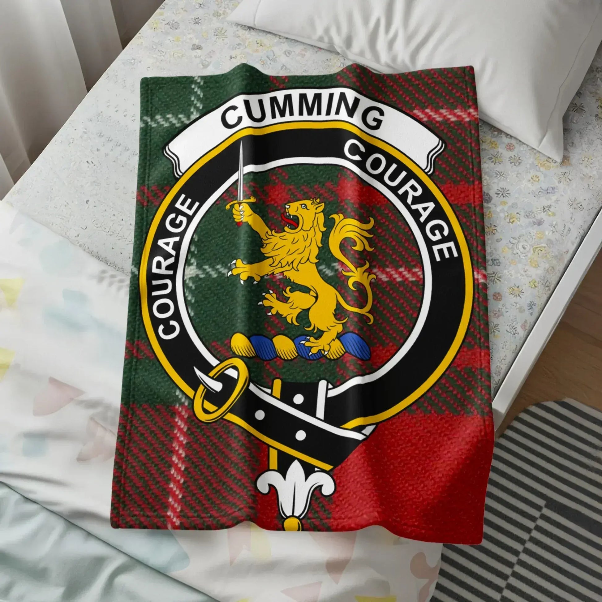Family Crest Courage Theme Bedding Blanket product