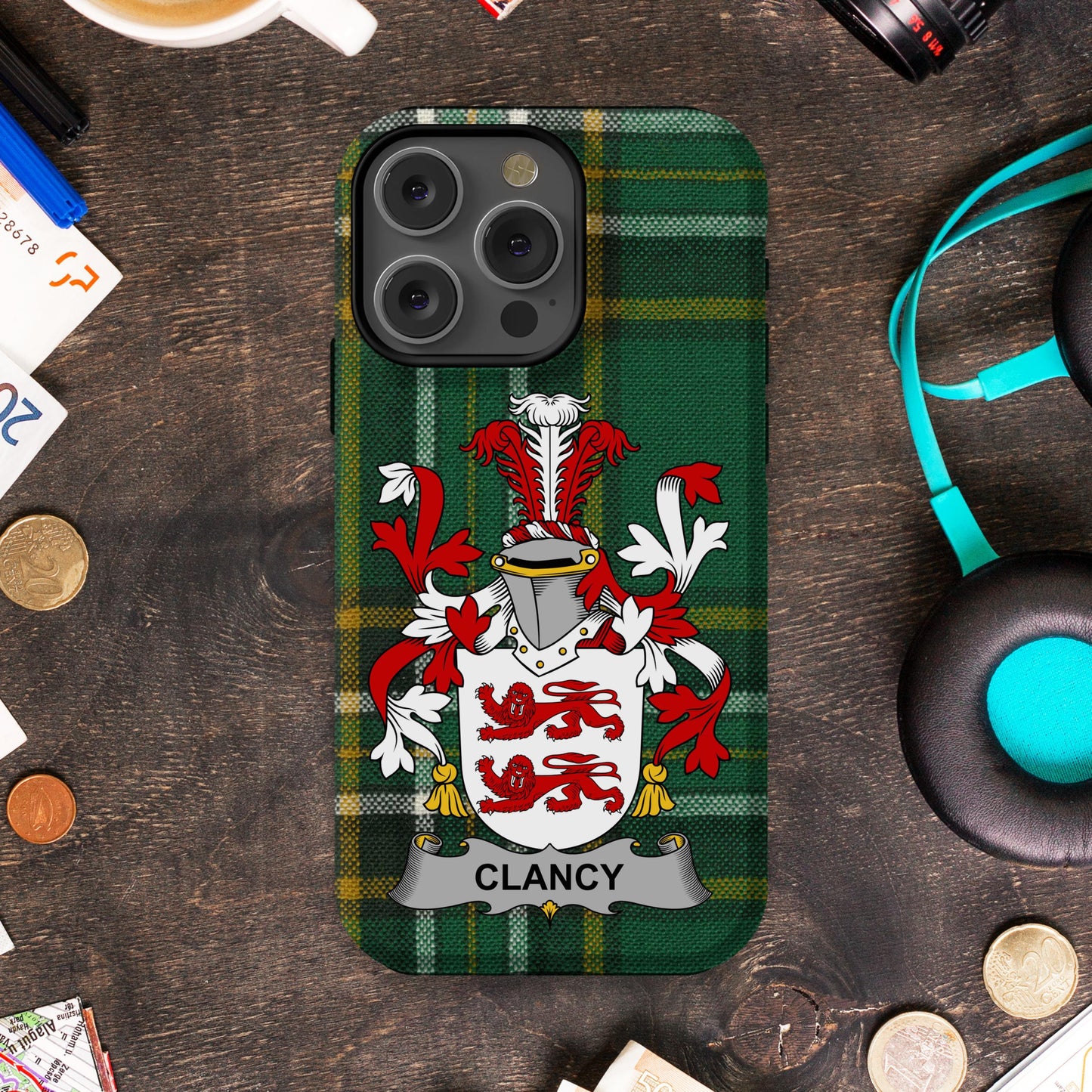 Family Crest Tartan Pattern Phone Case product