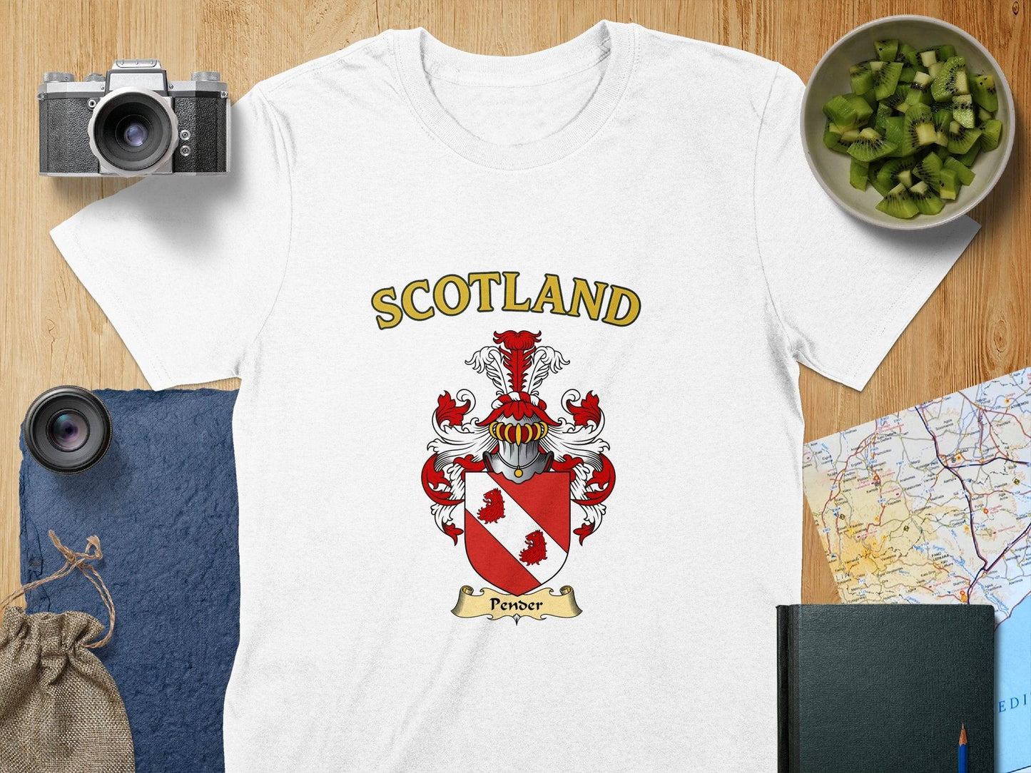 Pender Clan Family Crest Scotland T-Shirt - Celtic Ancestry Gifts