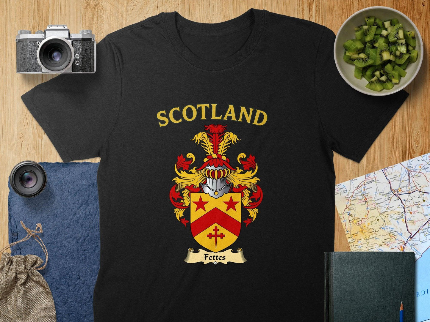 Scotland Fettes Crest T-shirt amazing product