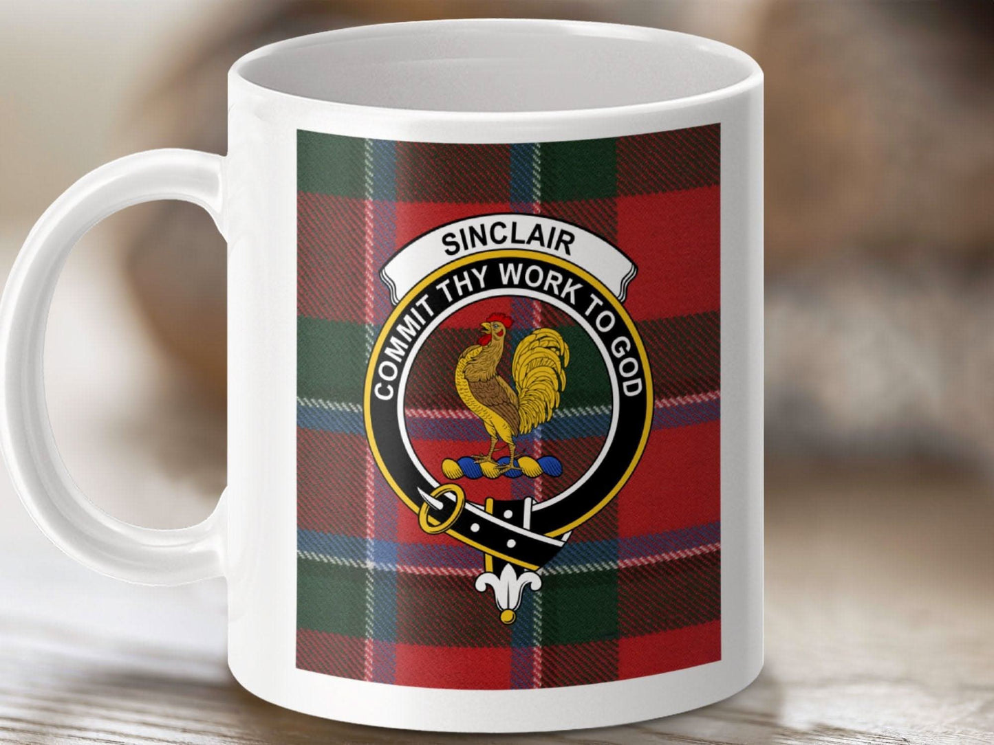 Commit Thy Work To God Sinclair Clan Mug product
